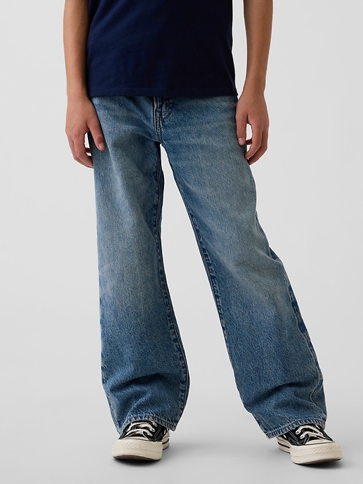 L'image numéro 3 présente Jean coupe ample années 90 pour enfant