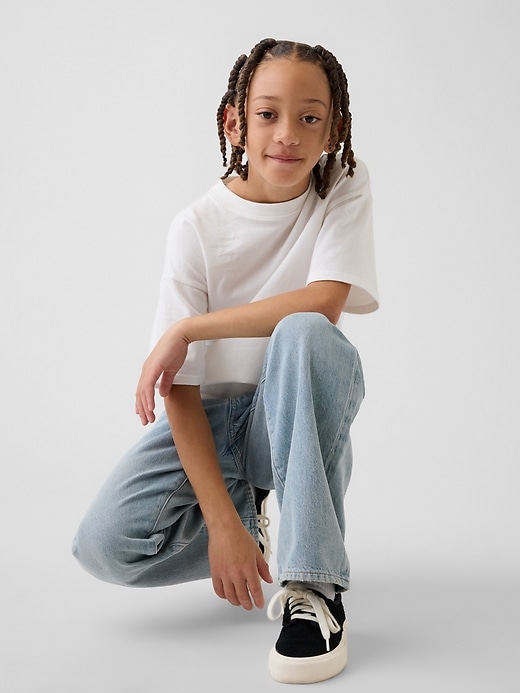 L'image numéro 5 présente Jean coupe ample années 90 pour enfant