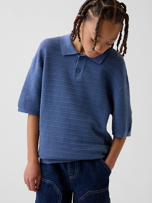 Image number 4 showing, Kids Relaxed Polo Sweater Shirt
