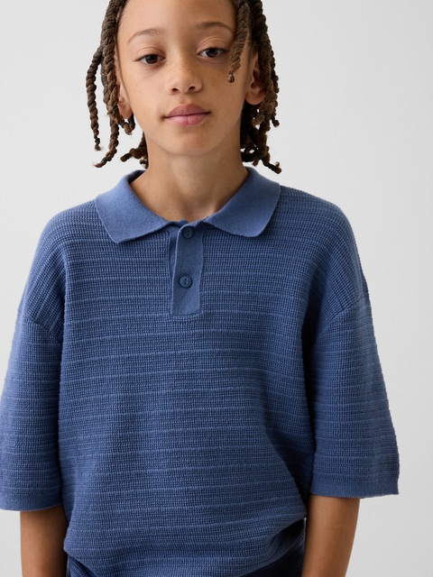 POLO DÉCONTRACTÉ EN 100 % COTON POUR ENFANT