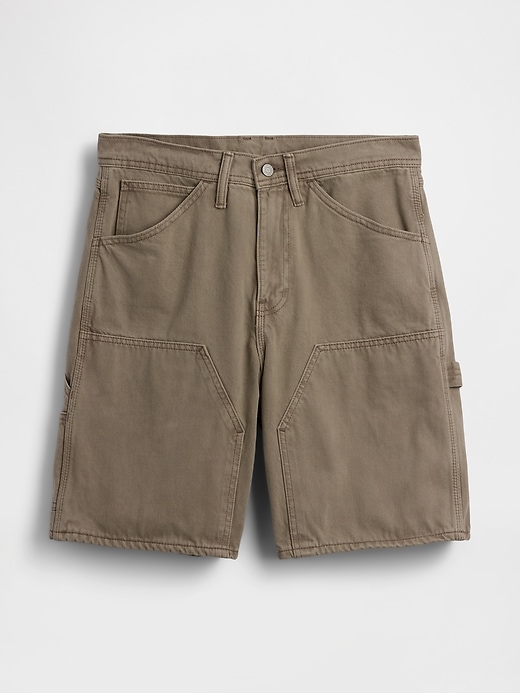 Image number 7 showing, 9" Loose Denim Carpenter Shorts