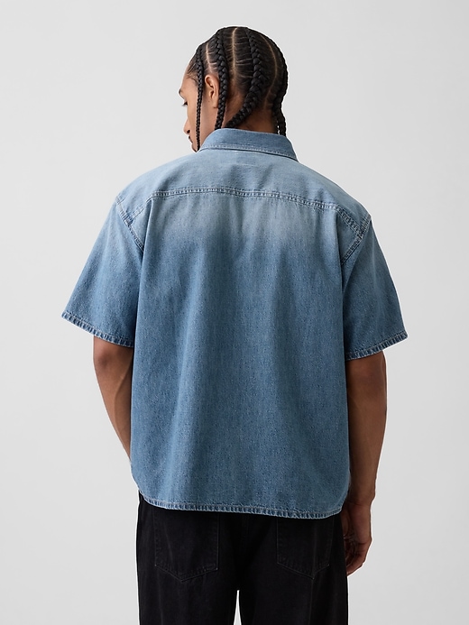 Image number 3 showing, Relaxed Denim Shirt