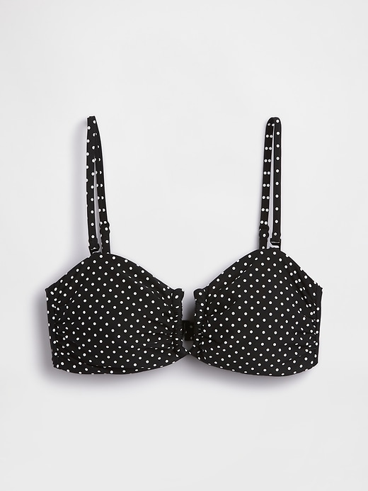 L'image numéro 3 présente Haut de bikini de style bandeau convertible