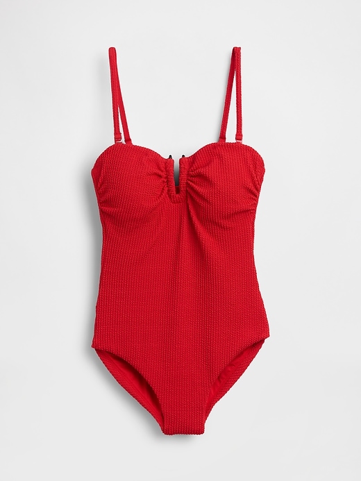 L'image numéro 3 présente Maillot de bain de style bandeau convertible
