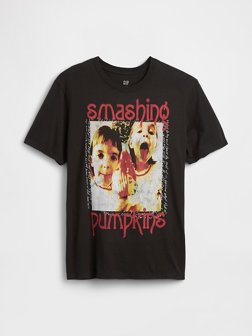 L'image numéro 5 présente T-shirt décontracté à imprimé Smashing Pumpkins