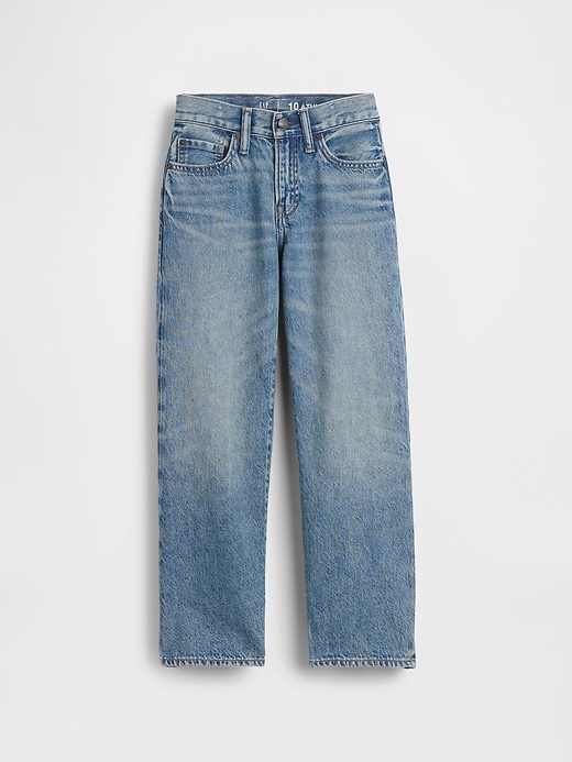 L'image numéro 2 présente Jean coupe ample années 90 pour enfant
