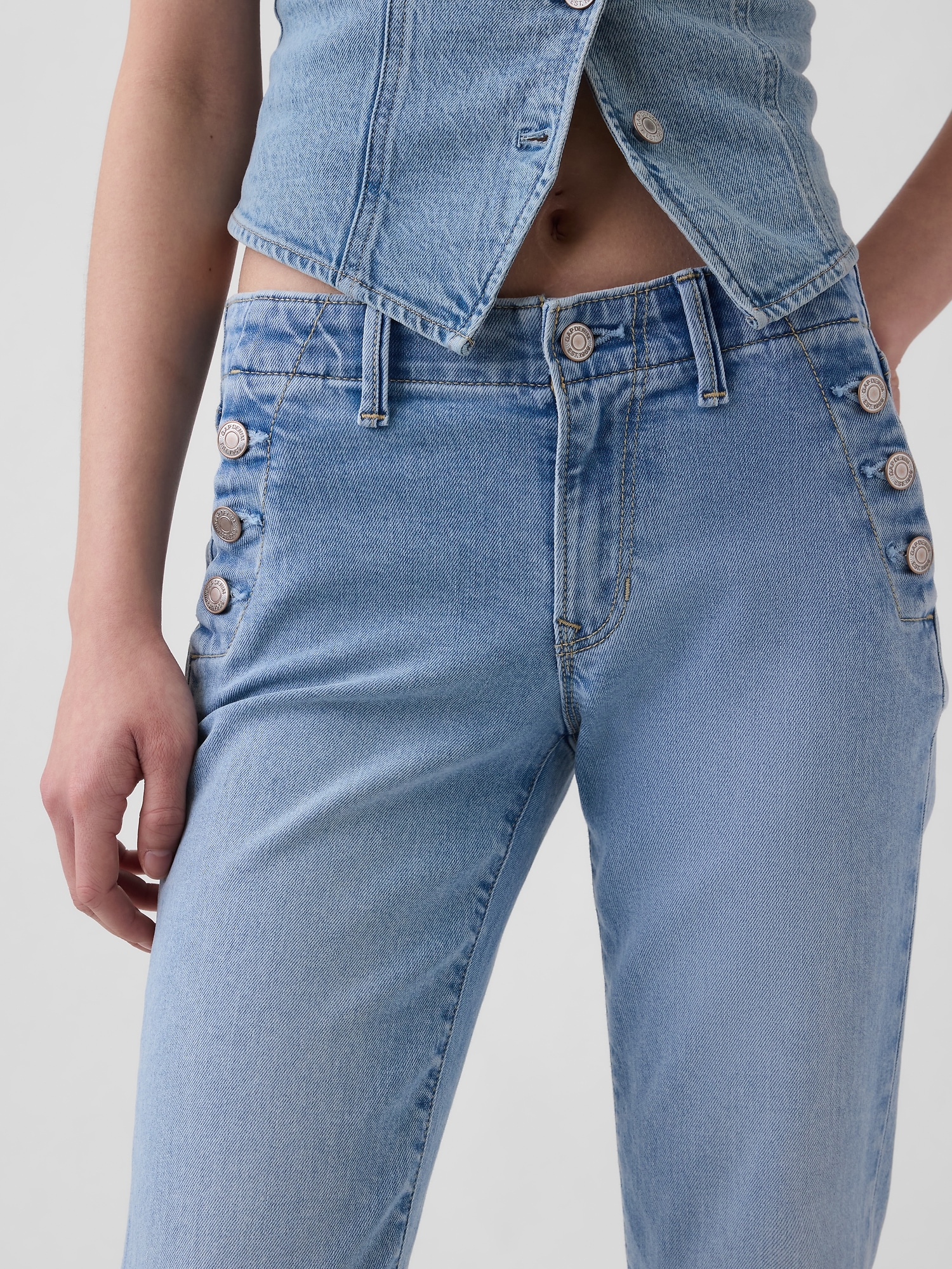 Low Rise Long & Lean Sailor Jeans