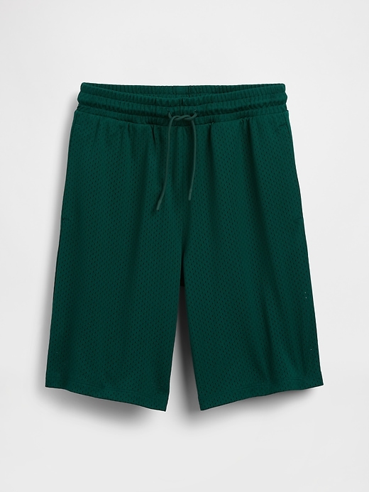 L'image numéro 2 présente Short de sport en maille pour Enfant, entrejambe de 20 cm