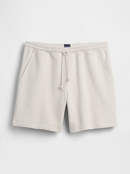 L'image numéro 6 présente Short en jersey bouclette épais