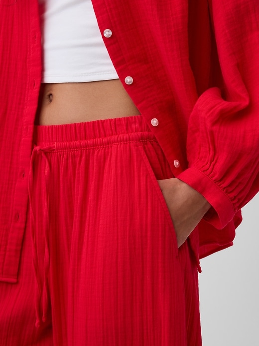 Image number 7 showing, Cotton Gauze Easy Joggers