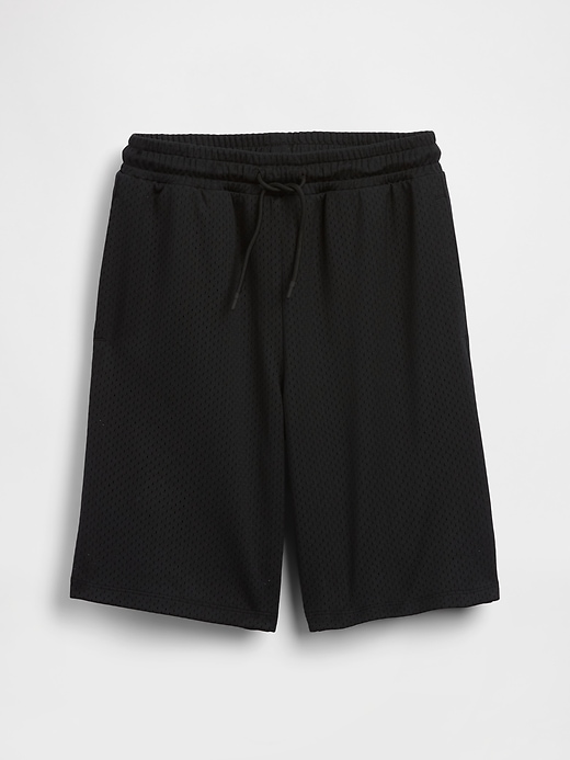 L'image numéro 2 présente Short de sport en maille pour Enfant, entrejambe de 20 cm