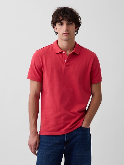 Image number 1 showing, Pique Polo Shirt