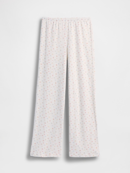 L'image numéro 6 présente Pantalon de pyjama en tricot pointelle