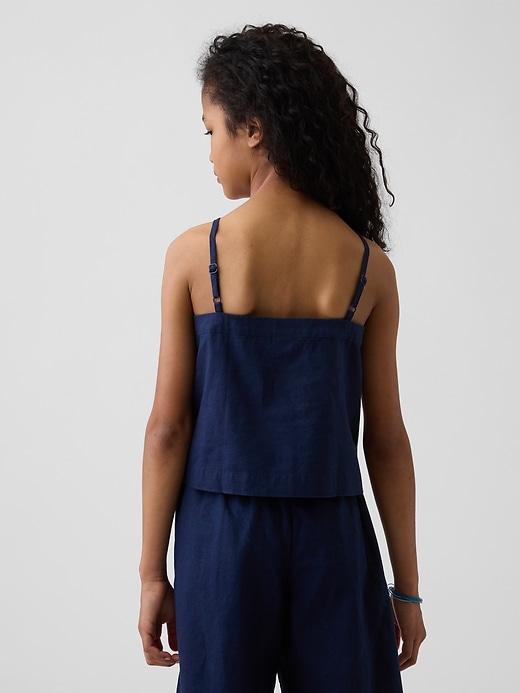 L'image numéro 3 présente Camisole en lin et coton pour Enfant