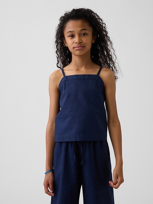 L'image numéro 1 présente Camisole en lin et coton pour Enfant