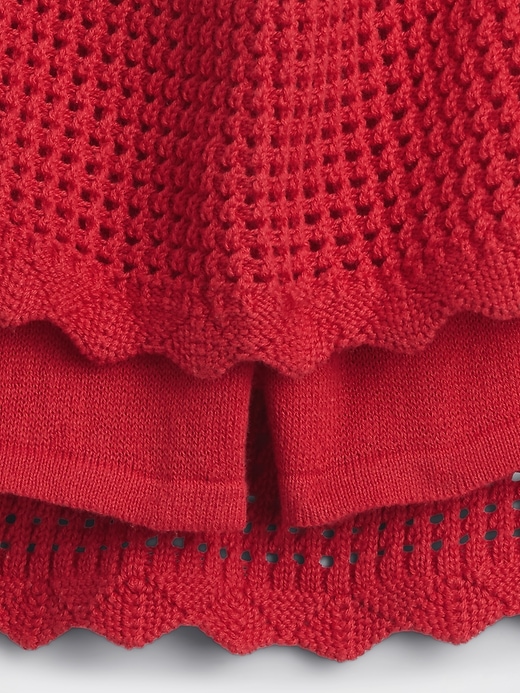 Image number 4 showing, Kids Tiered Crochet Skort