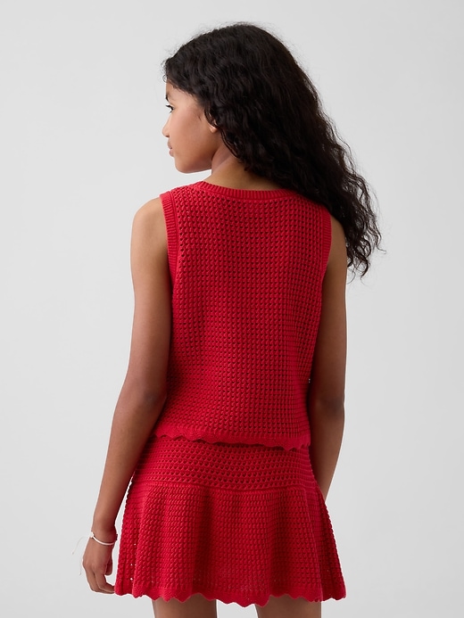 L'image numéro 3 présente Camisole crochetée pour Enfant
