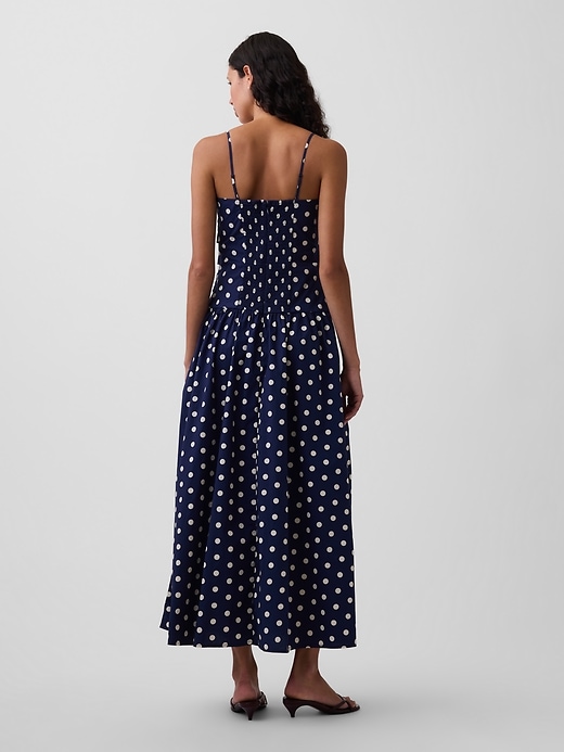Image number 2 showing, Poplin Drop-Waist Maxi Dress