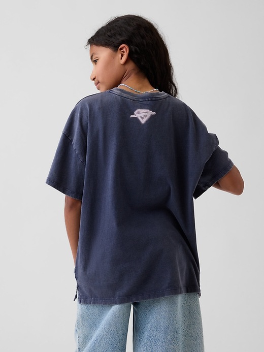 L'image numéro 3 présente T-shirt long surdimensionné Superman pour Enfant
