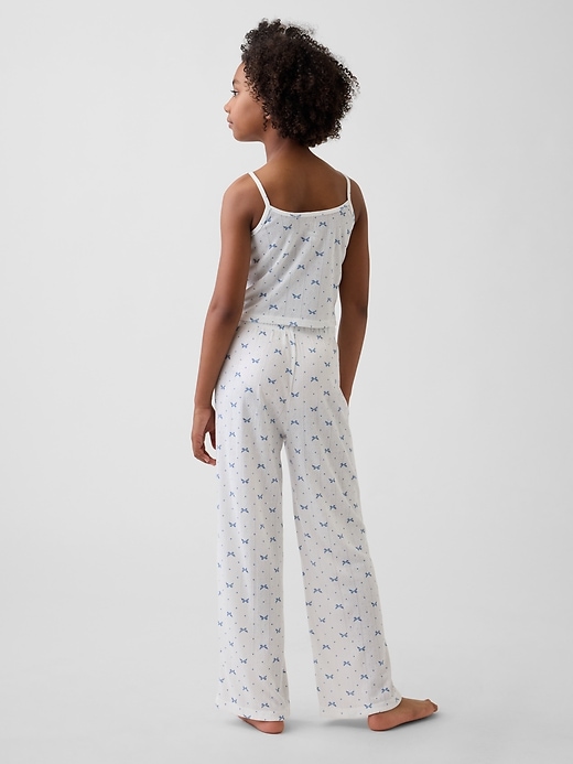 L'image numéro 3 présente Pyjama en tricot pointelle de polyester recyclé pour Enfant