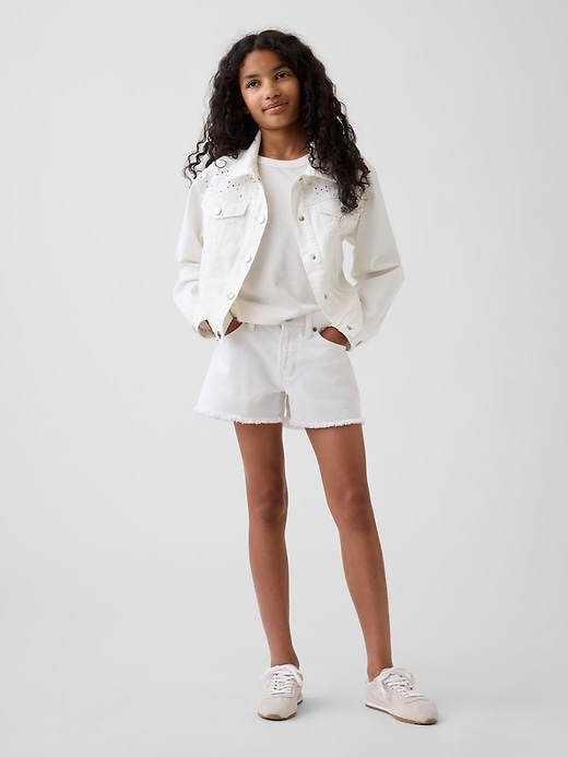 Image number 1 showing, Kids Low Rise Stride Denim Shorts