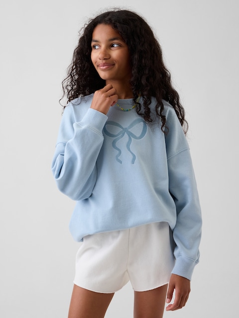 Kids VintageSoft Terry Oversized Graphic Sweatshirt