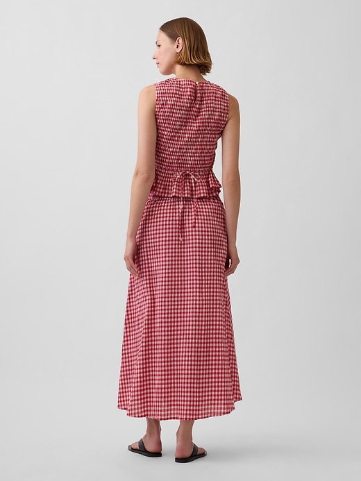 Image number 2 showing, Gingham Maxi Skirt