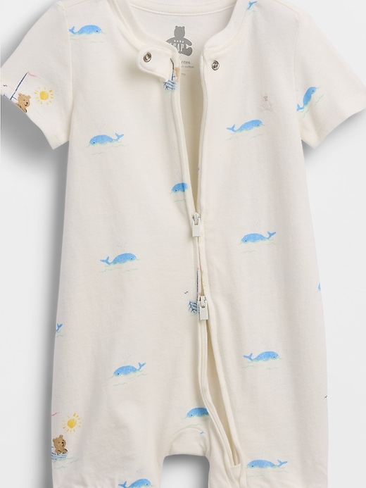 Image number 4 showing, Baby First Favorites Organic Cotton Shorty One-Piece