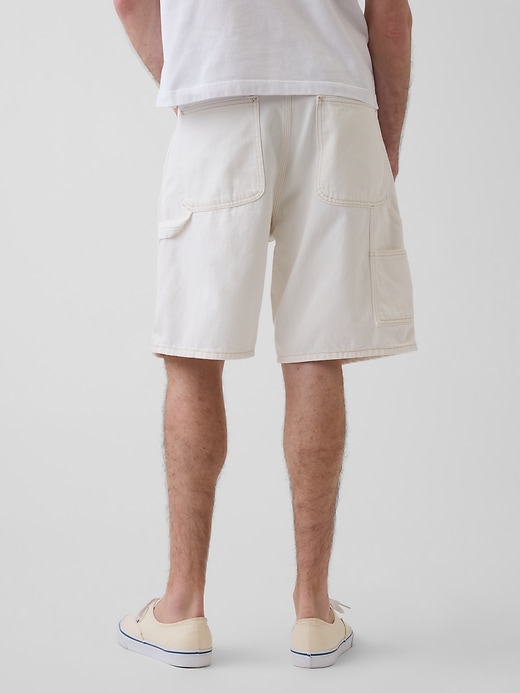 Image number 4 showing, 9" Loose Denim Carpenter Shorts
