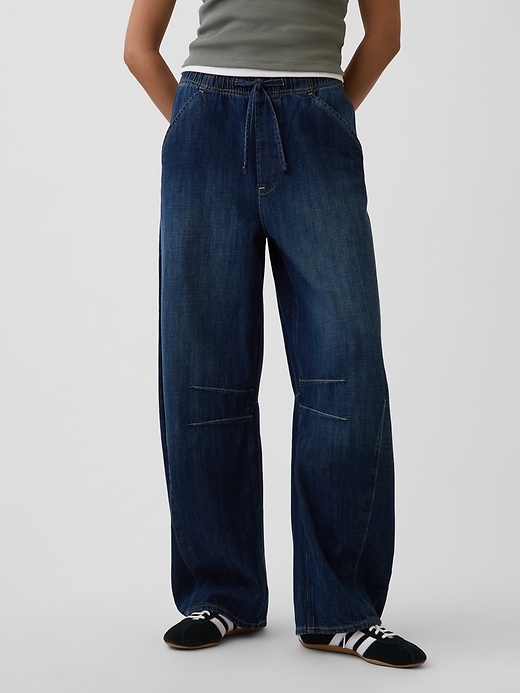 Image number 1 showing, Mid Rise Easy Horseshoe Jeans