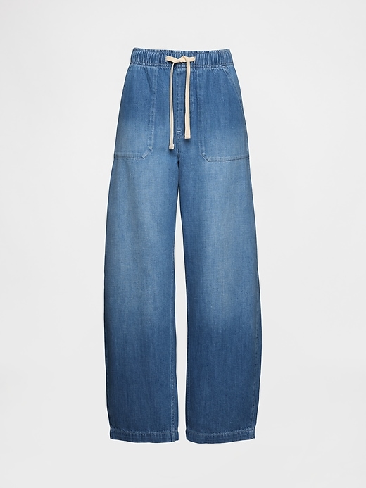 Image number 7 showing, High Rise Easy Barrel Jeans