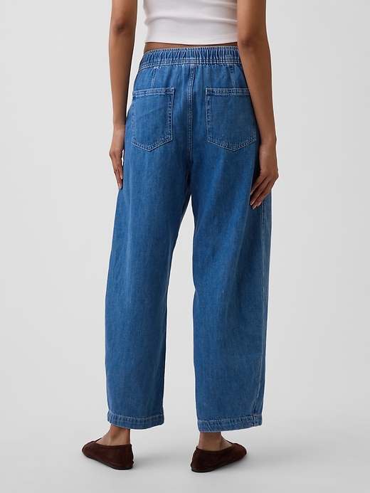 Image number 4 showing, High Rise Easy Barrel Jeans