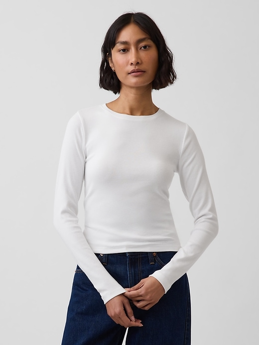 Image number 1 showing, Modern Crewneck T-Shirt