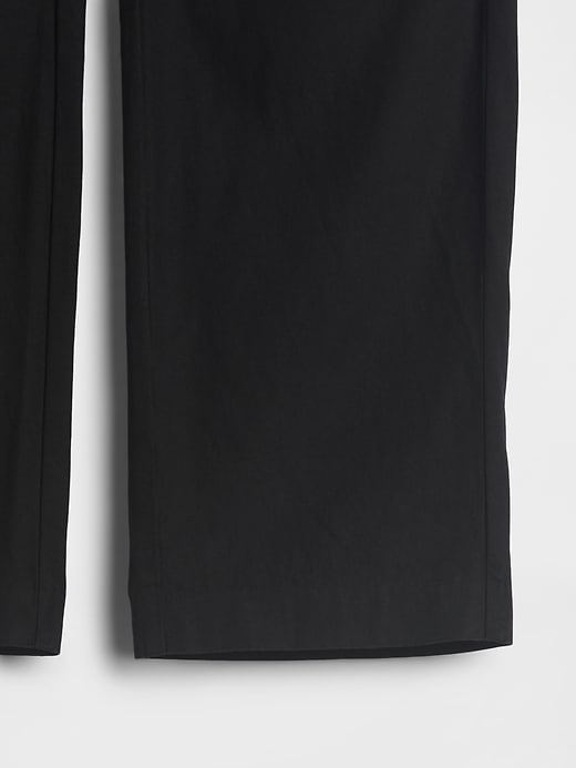 Image number 8 showing, Linen-Blend Relaxed Straight Ankle Pants