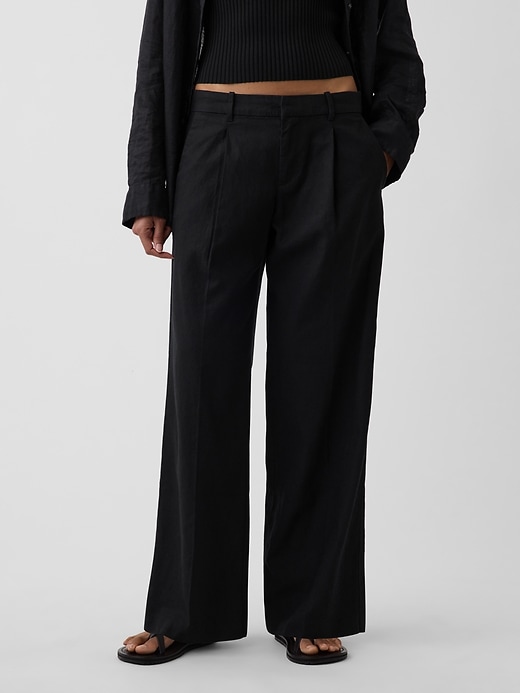 Image number 2 showing, 365 Low Rise Linen-Blend Trousers