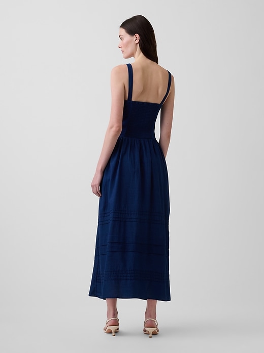 L'image numéro 2 présente Robe longue à corset lacé