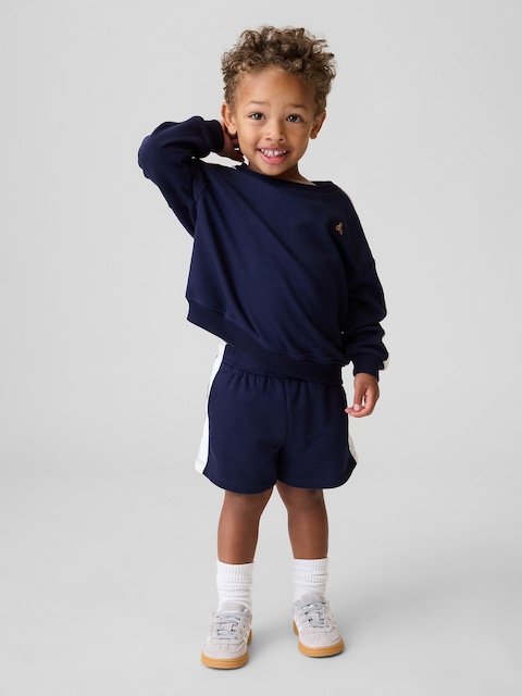 ENSEMBLE AVEC CHANDAIL À CAPUCHON VINTAGEDOUX À RAYURES POUR BÉBÉ ET TOUT-PETIT