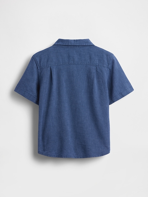 Image number 3 showing, Baby & Toddler Linen-Cotton Shirt