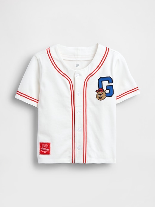 L'image numéro 2 présente T-shirt de baseball à logo et ourson Brannan pour Bébé et Tout-petit