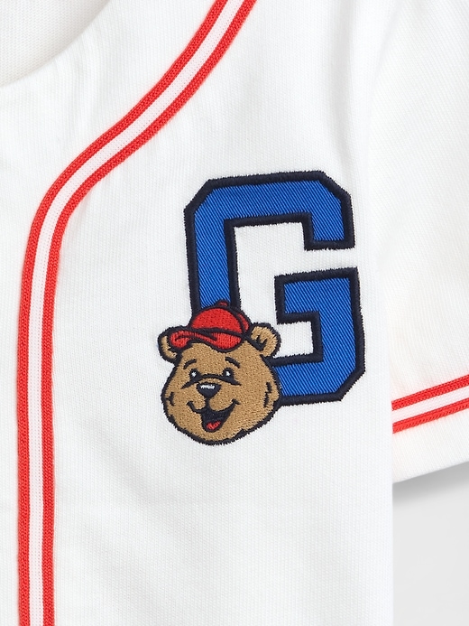 L'image numéro 4 présente T-shirt de baseball à logo et ourson Brannan pour Bébé et Tout-petit