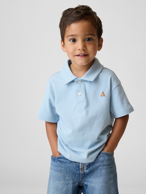 POLO COUPE DROITE POUR BÉBÉ ET TOUT-PETIT