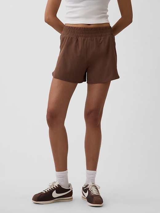 Image number 2 showing, GapFit Tech High Rise Running Shorts