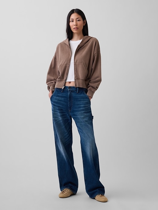 Image number 2 showing, VintageSoft Terry Zip Hoodie