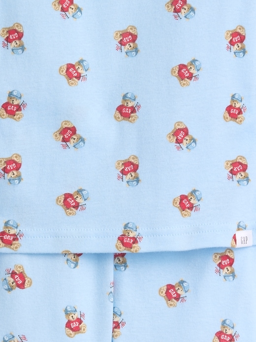 Image number 4 showing, Baby & Toddler Brannan Bear Organic Brushed Cotton PJ Short Set