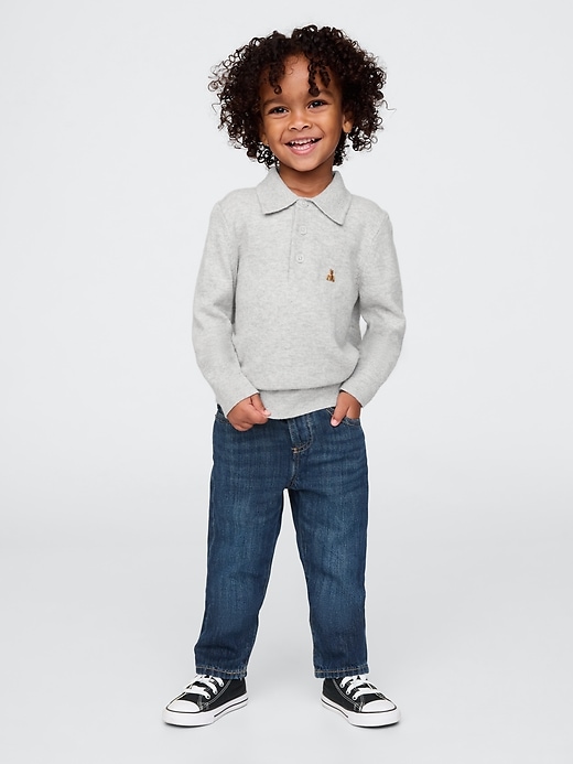 Image number 1 showing, Baby & Toddler Pull-On Slim Jeans