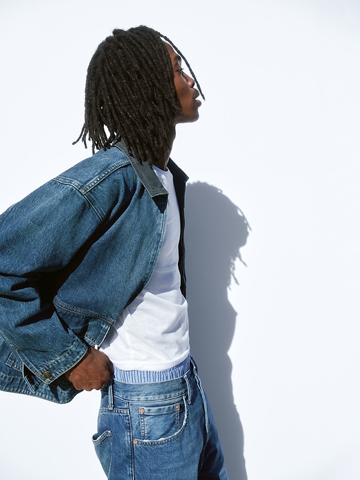 L'image numéro 6 présente Veste de travail en denim