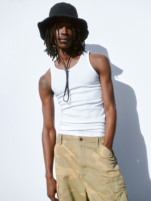 L'image numéro 4 présente Camisole en tricot côtelé (paquet de 2)