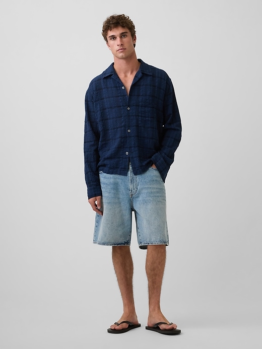 Image number 2 showing, Relaxed Straight-Hem Shirt