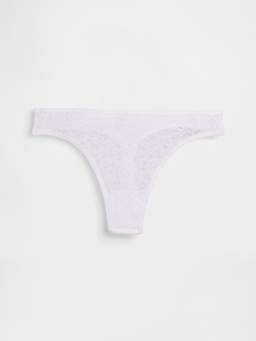 Image number 1 showing, Lace Thong