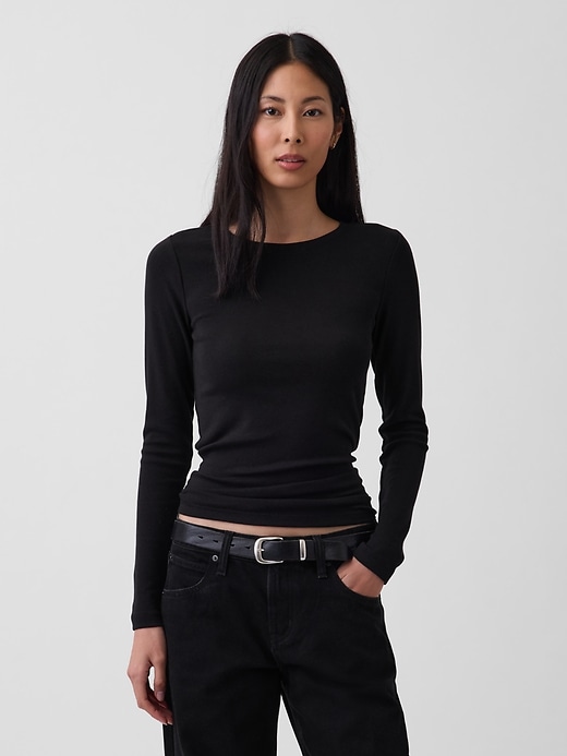 Image number 1 showing, Modern Crewneck T-Shirt